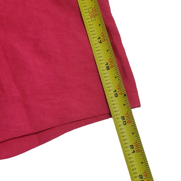 Vince Camuto Womens Summer Heat Geranium Pink Shorts 22W Rayon/Nylon Zipper - Picture 15 of 16